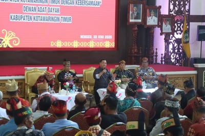 DAD Kotim Gelar Hasupa Hasundau, Bupati Halikinnor Tekankan Sinergi Adat dan Pemerintah