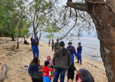 Liburan Aman dan Tertib, Ditpolairud Jaga Ketat Objek Wisata di Katingan