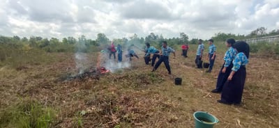 Musim Kemarau Tiba, BPBD Kotim Ingatkan Warga Jangan Buang Puntung Rokok Sembarangan