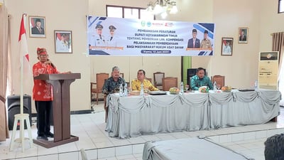 Perkuat Legalitas Masyarakat Adat, Pemkab Kotim Terbitkan Perbup Khusus