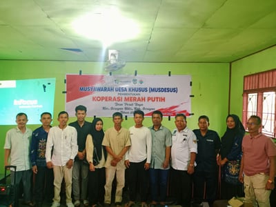 Kades Persil Raya Harapkan Koperasi Merah Putih Kembangkan Secara Maksimal Sektor Pertanian