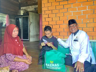 Baznas Kotim Salurkan Bantuan untuk Anak Yatim dan Disabilitas di Momen 10 Muharam