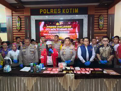 Pemusnahan Barang Bukti Narkoba 2,7 Kg di Kotim, Bukti Komitmen Bersama Lawan Narkotika