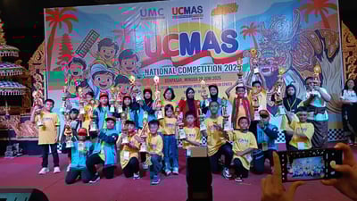 Hebat! UCMAS Sempoa Sampit Sabet Empat Gelar Juara Nasional