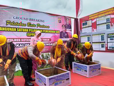 Wabup Dukung Polres Kotim Bangun Dapur SPPG