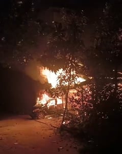 Kebakaran Rumah dan Mobil di Handil Sohor Diduga karena Korsleting Listrik