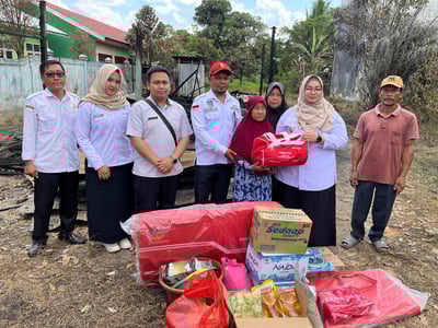 Pemkab Kotim Gerak Cepat Salurkan Bantuan ke Korban Kebakaran di Dua Desa