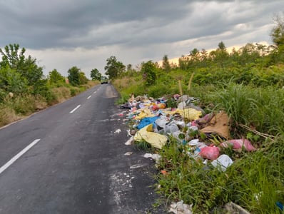 Sampah Liar di Bumi Raya I Baamang Kotim Kian Mengganggu