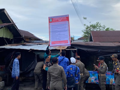 Pedagang yang Ganggu Trotoar dan Drainase Akan Ditertibkan