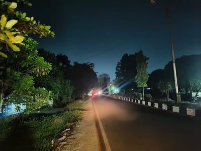 PJU Mati di Jalan HM Arsyad, Warga Khawatirkan Keselamatan Pengguna Jalan
