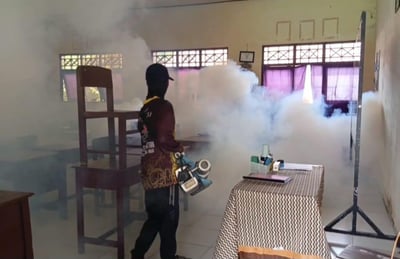 Tiga Sekolah di Baamang Difogging, Dinkes Kotim Gencarkan Pencegahan DBD