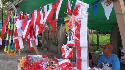 Pedagang Musiman Bendera Mulai Bermunculan di Sampit