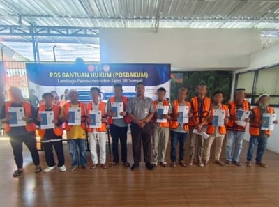 11 Napi Lapas Sampit Bebas Lewat Program Reintegrasi Sosial