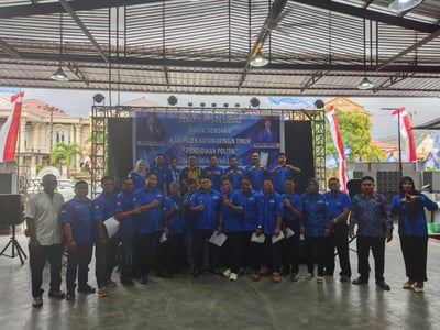 Demokrat Kotim Panaskan Mesin Politik Hingga Desa