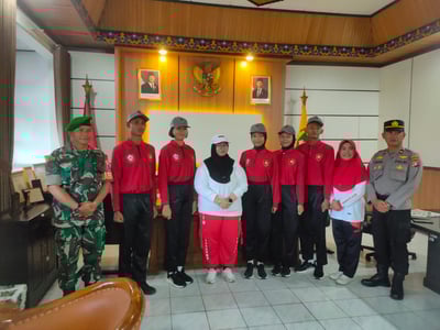 Wabup Kotim Lepas Lima Calon Paskibraka ke Tingkat Provinsi