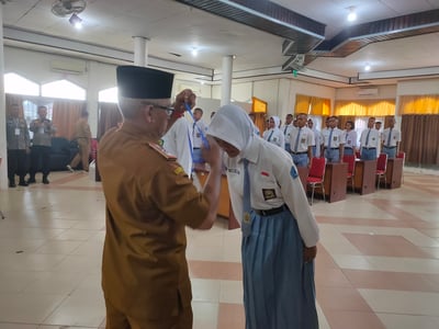 70 Pelajar Kotim Ikuti Diklat Paskibraka 2025, Disiapkan Jadi Kader Pemimpin Masa Depan