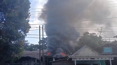 Breaking News! Si Jago Merah Bakar Gudang Mebel di Belakang Toko Dekat Kompi Antang Sampit