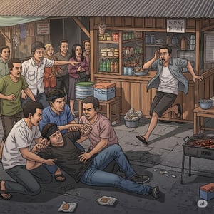 Warga Gagalkan Aksi Pencurian Warung di Sampit, Satu Pelaku Tertangkap