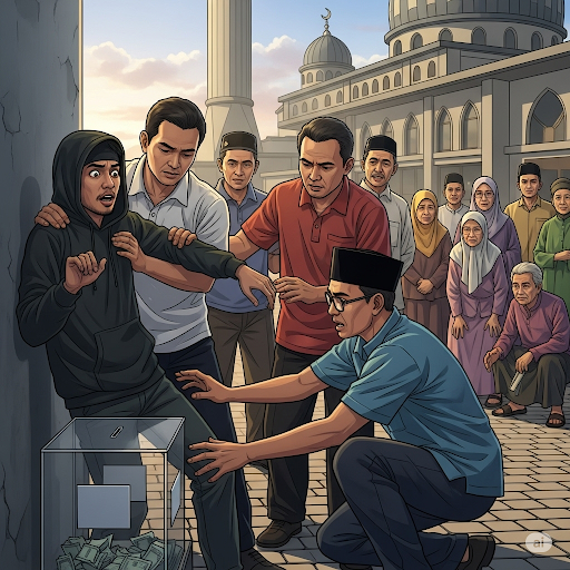 <p>Ilustrasi tintaborneo.com menggunakan kecerdasan buatan. </p>