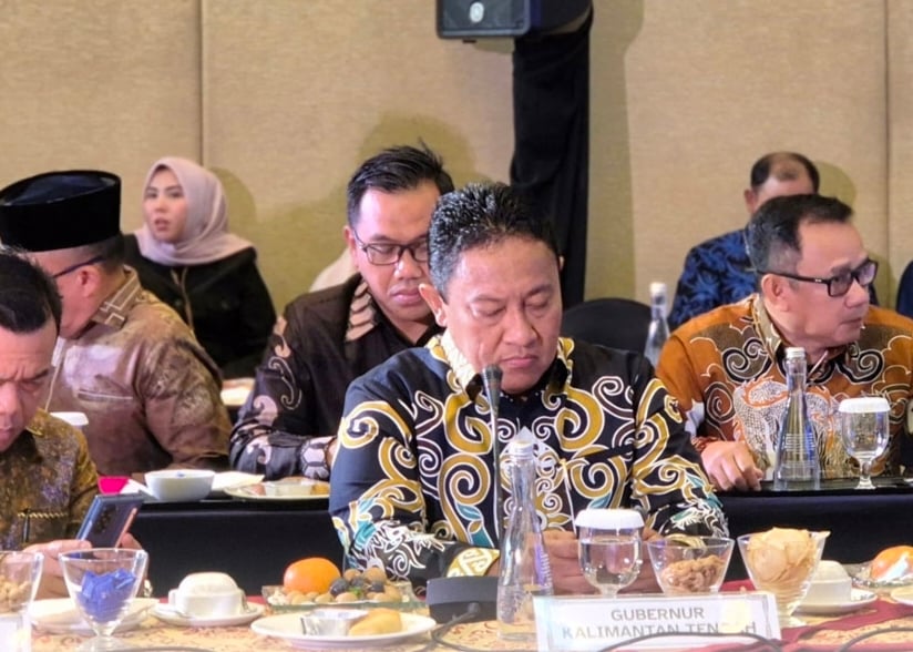 <p>Wakil Gubernur, Edy Pratowo, saat mengikuti rakor derah penghasil SDA di Kalimantan Timur. (Foto : Ist)</p>