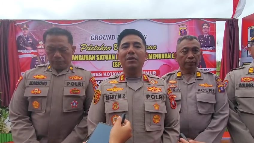 <p>Kapolres Kotim, AKBP Resky Maulana Zulkarnain. (Foto : Agus)</p>
