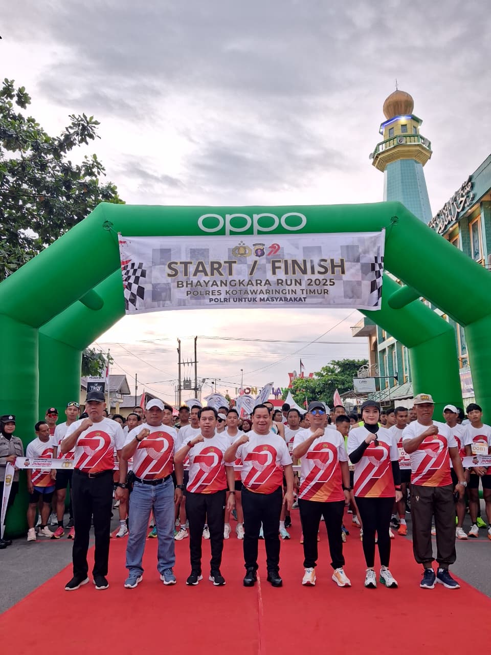 <p>Kegiatan Bhayangkara Run 2025 yang digelar di IKON Jelawat Sampit, Minggu (29/6/2025). </p>